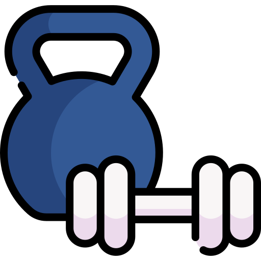 training with kettlebell and dumbbell