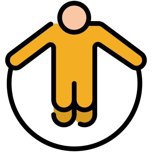 athlete jumping rope outdoors