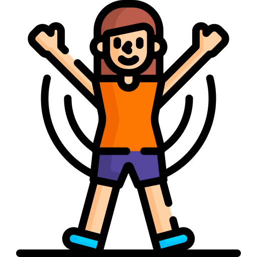 woman doing jumping jack
